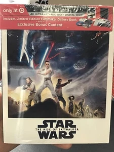 Star Wars:The Rise of Skywalker TARGET Exclusive (4KUHD+Blu-ray+Digital) NEW - Picture 1 of 2