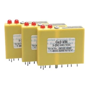 Menge 3 Brentek Gx2-VIN Spannung Sensor Eingangsmodul 5-250VAC/DC, 5-24VDC Logik - Bild 1 von 4