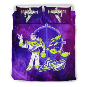 Cartoon Gift Toy Story Buzz Lightyear ver2 Full Bedding Duvet Cover Set (4pcs) - Picture 1 of 1