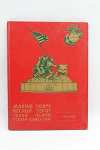 USMC 1978 2nd Batt PLATOON 2082 Marine Recruit Depot Parris Island Memory Book - Bild 1 von 12
