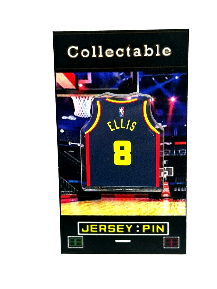 Golden State Warriors Monta Ellis jersey lapel pin-DUBS Classic - Image 1 of 1