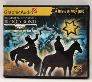 Blood Bond Brotherhood Of The Gun William W Johnstone 2007 6 CD Audio Book USED - Imagen 1 de 2
