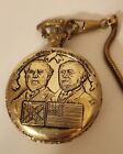 VINTAGE LUXURY ANTIMAGNETIC POCKET WATCH WITH CHAIN- CIVIL WAR Working Condition