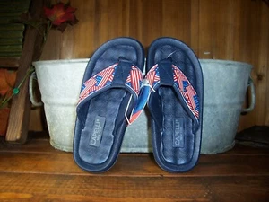 CAPELLI BOYS TODDLER AMERICAN FLAG FLIP FLOPS PATRIOTIC SIZE 10-11 SUMMER BEACH - Picture 1 of 1
