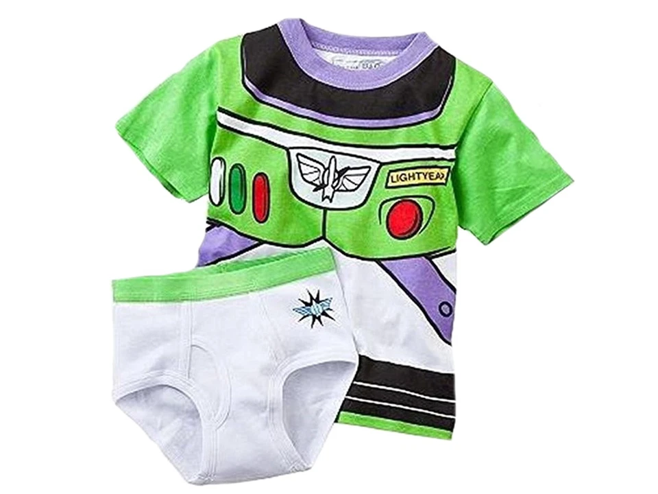 Toy Story Buzz Lightyear Big Boy's T-Shirt and Briefs Underwear Set -Size: 8 NWT - Image 1 of 1