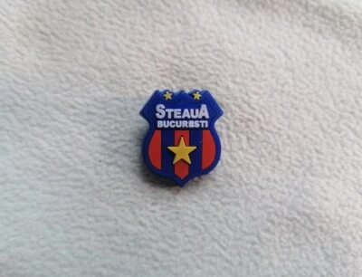FC Steaua Bucuresti - Club de fútbol Rumania Plástico Pin Modelo-5 Foto 1 de 2