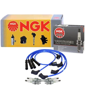 For Mazda B2600 1990-1993 MPV Ignition Spark Plugs and Wire Set NGK 9625 / 2262 - Picture 1 of 1
