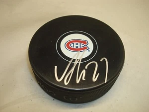 Alex Galchenyuk Signed Montreal Canadiens Hockey Puck Autographed 1A - Picture 1 of 2