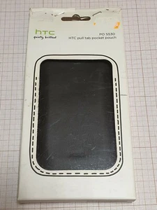 Original genuine HTC PO S530 pull tab pocket pouch Black New Blister - Picture 1 of 3