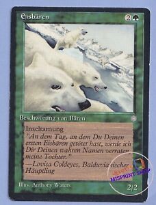 Pale Bears German Mtg MISPRINT. Missing the copyright date completely