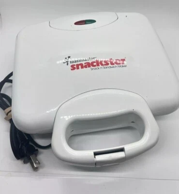 Sandwichera TOASTMASTER Snackster Modelo 297 BLANCA Nueva En Caja, Ligera Foto 1 de 4