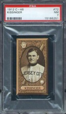 1912 C46 Imperial Tobacco #72 John Kissinger PSA 7 Jersey City Skeeters