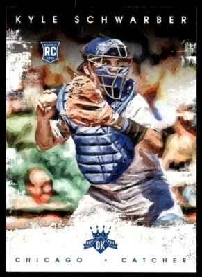 2016 Panini Diamond Kings RC- Kyle Schwarber Rookie Chicago Cubs #141 - Image 1 of 2