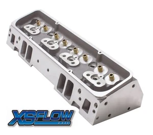SB Chevy Aluminum Cylinder Head 195cc 64cc Bare Straight Plug SB SBC 327 350 383 - Picture 1 of 4