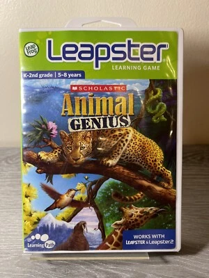 LeapFrog Leapster Animal Genius Scholastic Learning K-2nd Grade 5-8 Years - Image 1 of 3