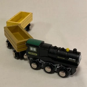 ToysRUs Wooden Railway Trains SRR 064 + Tender Brio Thomas & Friends Compatible  - Picture 1 of 7
