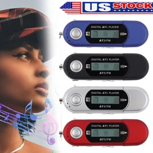 Portable USB Digital MP3 Music Player LCD Screen Support 32GB TF Card& FM Radio - Picture 1 of 15