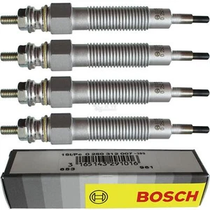 4x Bujías BOSCH para Toyota Land Cruiser _J7_ 4.2 D Pick-up 4x4 - Imagen 1 de 5