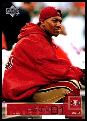2002 Upper Deck #147 San Francisco 49ers Terrell Owens WR NFL Card - Image 1 of 2