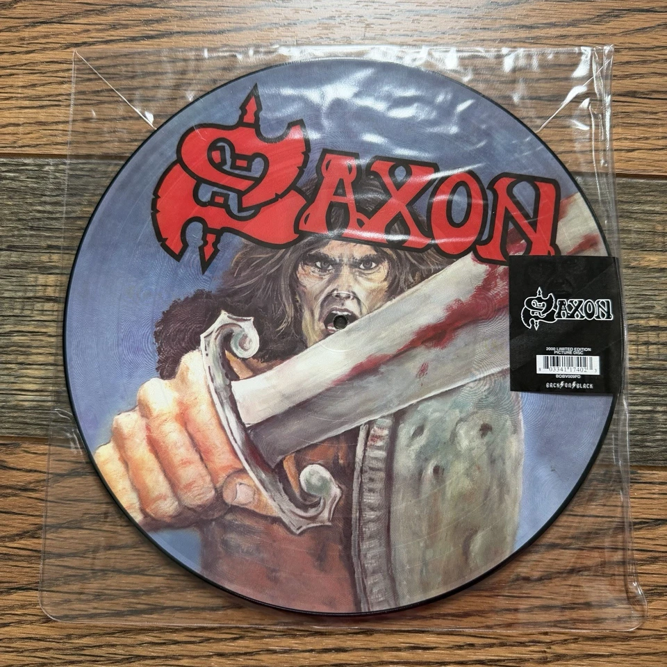 Saxon Self-Titled LP 2005 Picture Disc Back On Black BOBV009PD NM Ltd 2000 - Image 1 of 4