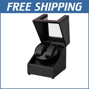 Luxurious Double Watch Winder with Super Silent Motor - Ideal Father's Day Gift - Picture 1 of 10