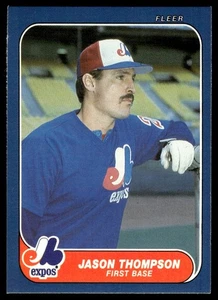 1986 Fleer Update Jason Thompson Montreal Expos #U-113 - Picture 1 of 2