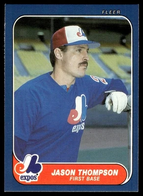 1986 Fleer Update Jason Thompson Montreal Expos #U-113 - Image 1 of 2