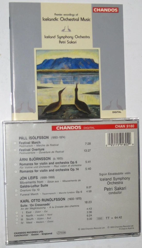 RUNOLFSSON: Crossroads Suite, ISOLFSSON: Festival Overture, LEIFS: Galdra Ov., - Image 1 of 1