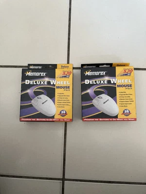 Memorex ScrollPro Mouse PS/2 Right or Left Handed 3 Button Scroll Wheel - Image 1 of 2