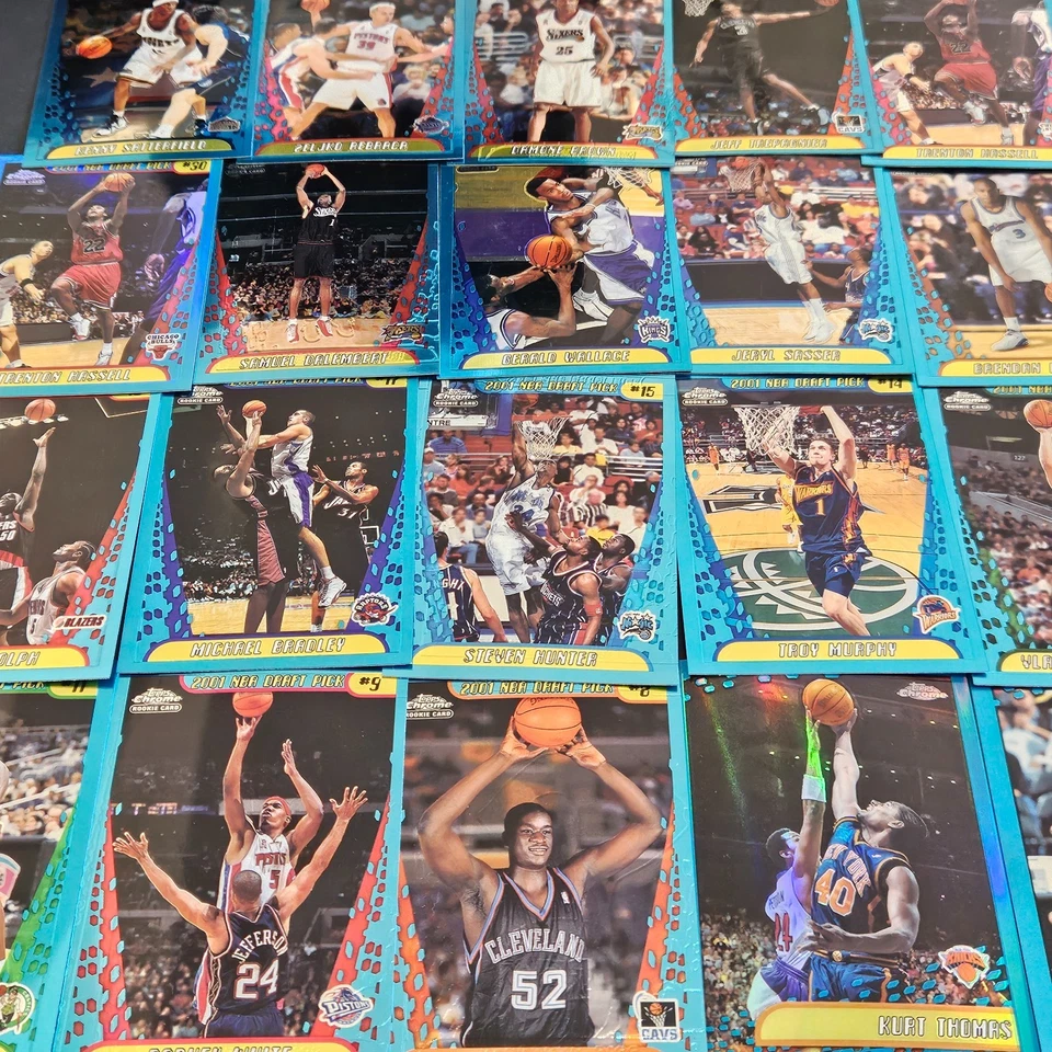 2001-02 TOPPS CHROME BASKETBALL YOU PICK SEE SCANS ROOKIES,STARS,REFRACTORS MINT - Image 1 of 1