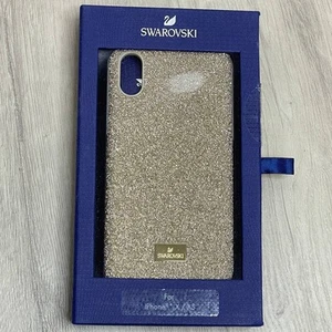 Swarovski High smartphone case iPhone XS / X Gold tone - Photo 1 sur 7