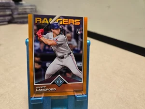2024 Topps Transcendent WYATT LANGFORD ORANGE REFRACTOR /25 Rookie - Picture 1 of 2