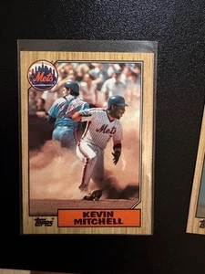 1987 TOPPS MLB BASEBALL CARD NEW YORK METS KEVIN MITCHELL #653 - Picture 1 of 1