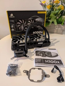 Corsair H100x Liquid CPU Cooler 240mm - Picture 1 of 7