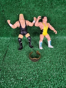 Figuras de acción de lucha libre Galoob 1990 WCW Sid Vicious y Scott Steiner - Imagen 1 de 2
