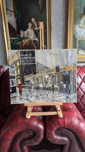 Birmingham Moor Street 1950's Original Painting By Paula Gabb - Picture 1 of 15