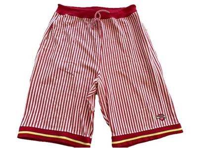 Bermudas CAMP BEVERLY HILLS Vintage Años 80 Estilo Surf, Talla Grande, Rayas Rojas Foto 1 de 4