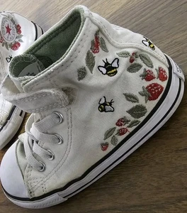 Converse Chuck Taylor All Star Hi Berries And Bees Jugend Größe 10 kleines Kind - Bild 1 von 5