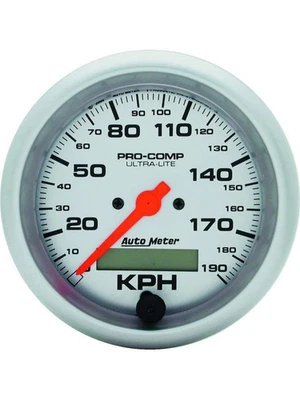 Auto Meter Ultra-Lite Speedometer 3-3/8 In-Dash Electrical 0-190 km/h (4487-M) - Image 1 of 4