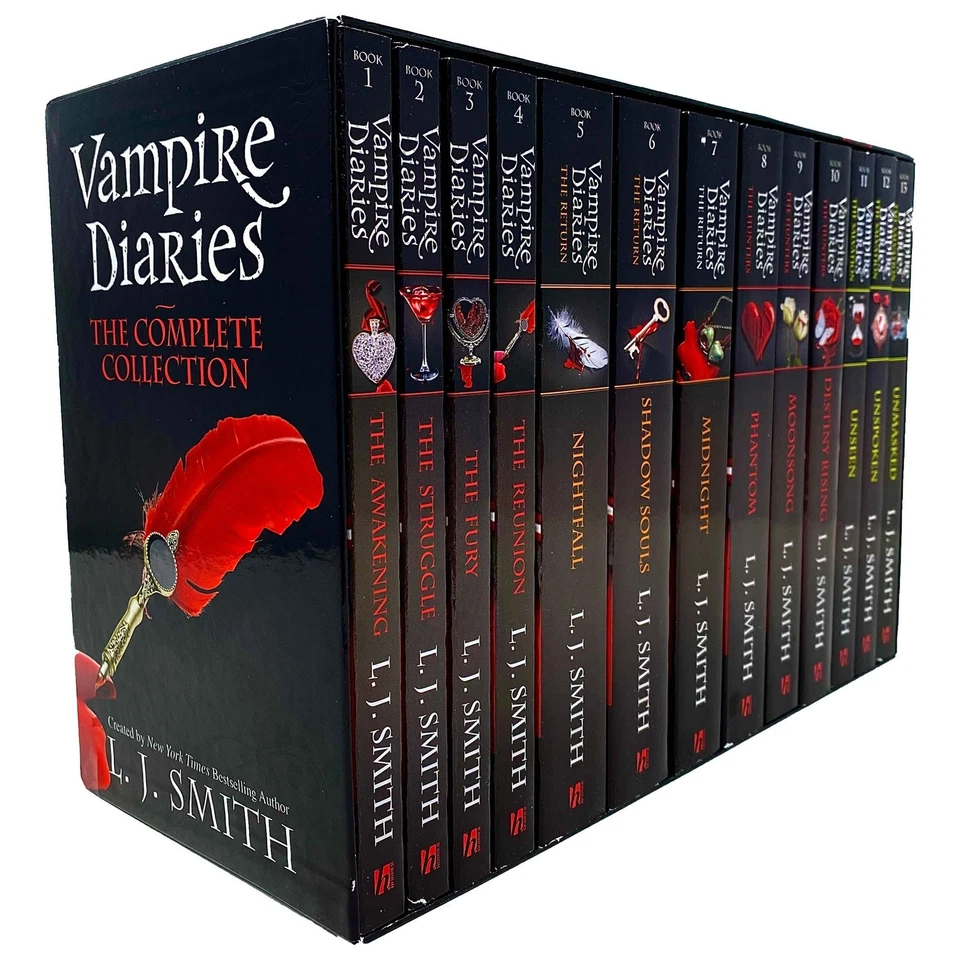 Vampire Diaries The Complete Collection Books 1 - 13 Box Set by L. J. Smith - Image 1 of 1