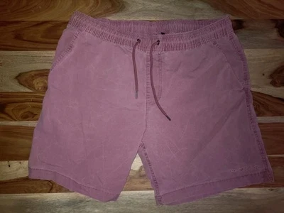 Quiksilver Shorts Badehose Größe L Rosa Rot Baumwolle Elastan - Bild 1 von 4