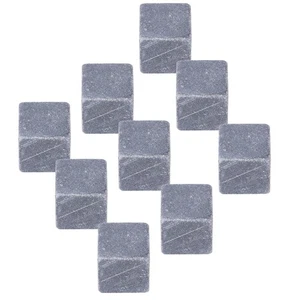 9x Whiskey Stones Sipping Ice Cube Cooler Reusable Wine Drinks Cooler Wine Ice - Picture 1 of 12