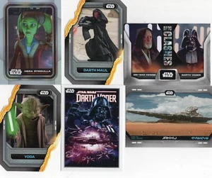 2023 Topps Star Wars Flagship - Foil Parallel & Insertar Tarjetas - Elige de la lista - Imagen 1 de 103