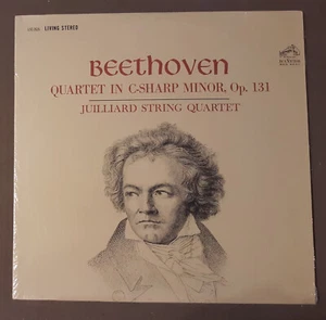 Beethoven Quartet in C-Sharp Minor Op. 131 by RCA Records 33rpm LP w/Shrinkwrap - Picture 1 of 3