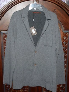 EMOZIONI UOMO Knit Merino Wool Blazer / Cardigan Pullover Gr. M, Neu  - Bild 1 von 12