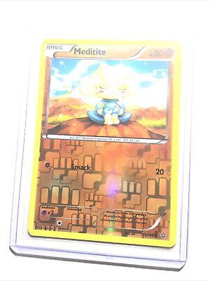 MEDITITE - 79/160 - XY Primal Clash - Reverse Holo - Pokemon Card - NM