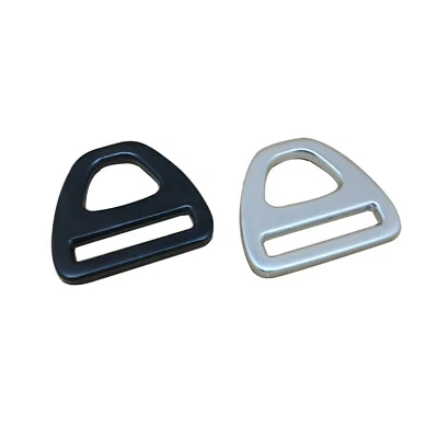 Triangle D Ring Metal Buckles Adjuster Backpack Strap Webbing 16/20/25/32/38mm - Image 1 of 4