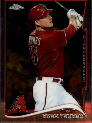 2014 Topps Chrome #182 Mark Trumbo - NM - Image 1 of 2
