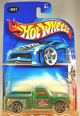 Chevy 1969 Hot Wheels #91 Radical Wrestlers 2/5 2003 verde con radios cromados Pr5 Foto 1 de 4