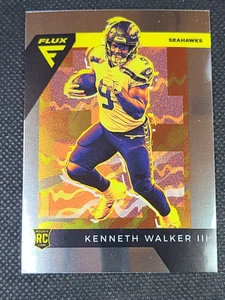 2022 Panini Chronicles Flux Prizm Kenneth Walker III Rookie card #FX-6 Seahawks - Picture 1 of 3